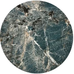 MORENA sofabord, grøn marmor / Sort / guld