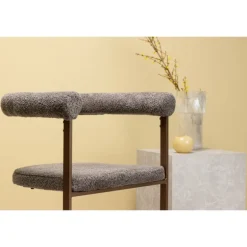 Morgen Spisebordsstol med armlæn - Brun