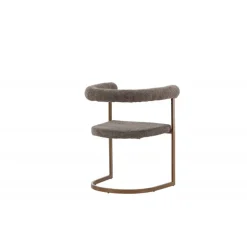 Morgen Spisebordsstol med armlæn - Brun