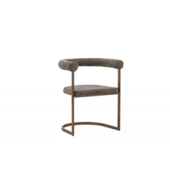 Morgen Spisebordsstol med armlæn - Brun