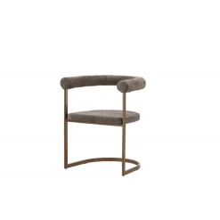 Morgen Spisebordsstol med armlæn - Brun