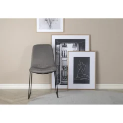 Muce Spisestuestol - Sort og Grå