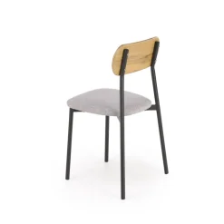 NANDO bord + 2 Spisebordsstole - Natur / Sort