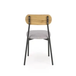 NANDO bord + 2 Spisebordsstole - Natur / Sort