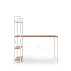 NARVIK B1 skrivebord Hvid / Sonoma eg.