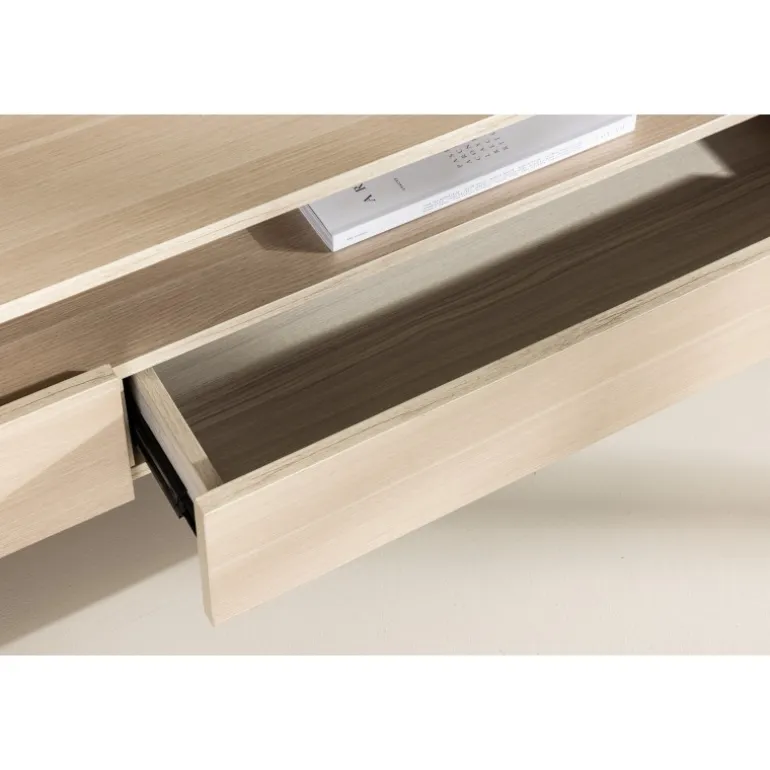 Navarra TV-bord - Sort og Hvid