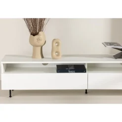 Navarra TV-bord - Sort og Hvid