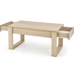 NEA C. sofabord med skuffer 110cm - Sonoma eg.