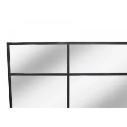 New Yorker Spejl med Antiksort ramme i jern str 200x100cm OUTLET