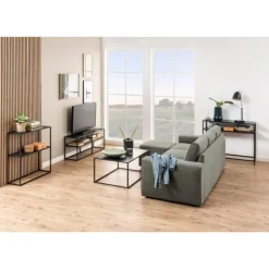 Newcastle konsolbord sort metal