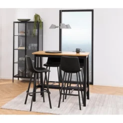 Newcastle vitrine sort metal H180 cm