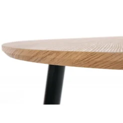 NICEA 2, sæt af to sofaborde, - gylden eg / Sort