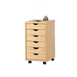 NILS Skuffesektion - skuffekassette i lakeret fyrretræ