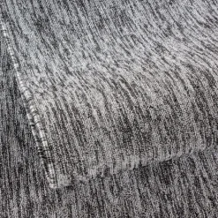 Nizza Kortluvet tæppe Ensfarvet - Grå