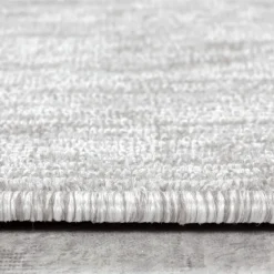 Nizza Kortluvet Tæppeløber Ensfarvet - Creme