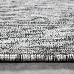 Nizza Kortluvet Tæppeløber Ensfarvet - Grå