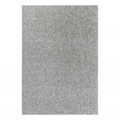 Nizza Kortluvet Tæppeløber Ensfarvet - Lysegrå