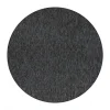 Nizza Rund Kortluvet tæppe Ensfarvet - Antracit