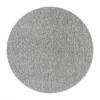 Nizza Rund Kortluvet tæppe Ensfarvet - Lysegrå