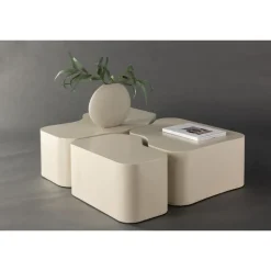 Nordland Sofabordsæt - Beige