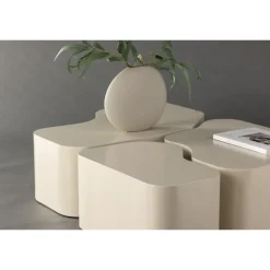 Nordland Sofabordsæt - Beige