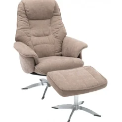 Næsby Drejestol Beige Stof