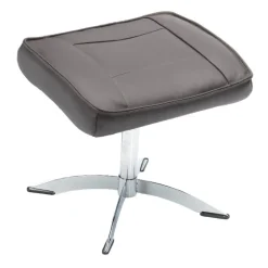 Næsby Drejestol brun Soleda Læder