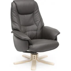 Næsby Drejestol Brun Soleda Læder