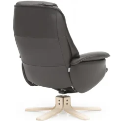 Næsby Drejestol Brun Soleda Læder