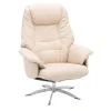 Næsby Drejestol Creme Soleda Læder