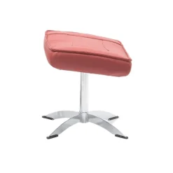 Næsby Drejestol Rød Soleda Læder