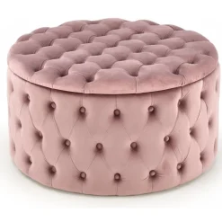 NUNEZ puf Ø70 - Pink