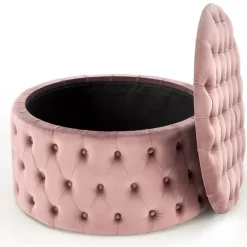 NUNEZ puf Ø70 - Pink