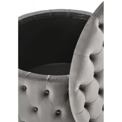 NUNEZ puf Ø70cm Grå