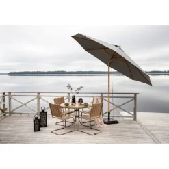 Nypo Parasol - Grå,Natur