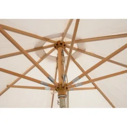 Nypo Parasol - Natur,Hvid