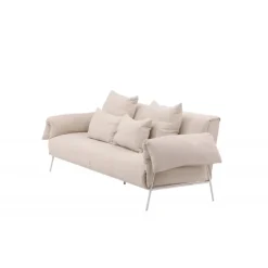 ockero 3 personers Sofa - Beige og Hvid