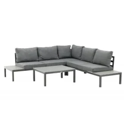 Odense Have Hjørnesofa Sæt - Sort,Grå