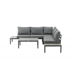 Odense Have Hjørnesofa Sæt - Sort,Grå