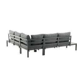 Odense Have Hjørnesofa Sæt - Sort,Grå