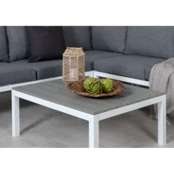 Odense Have Hjørnesofa Sæt - Grå,Hvid