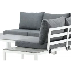 Odense Have Hjørnesofa Sæt - Grå,Hvid