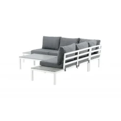 Odense Have Hjørnesofa Sæt - Grå,Hvid