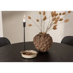 Olivia Rund Spisebordssæt - Sort