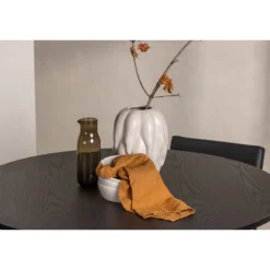 Olivia Rund Spisebordssæt - Sort