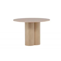 Olivia Rundt spisebord - Hvidpudset