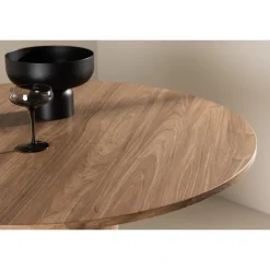 Olivia Rundt spisebord Ø110cm - Brun