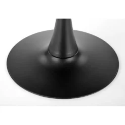 OLMO Rundt spisebord Ø90cm - Valnød/Sort