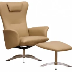Opus Lænestol - Khaki Soleda læder
