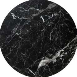 OREO sæt af to sofaborde - Sort marmor / Sort